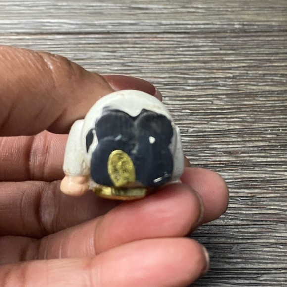 Vintage Christmas wooden ornaments Santa with Harp - Picture 3 of 5